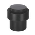 Eclipse Round Linear Floor Door Stop 30 x 40mm Matt Black