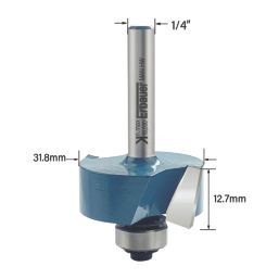 Erbauer  1/4" Straight Router Cutter 31.8mm x 12.7mm