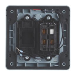 Contactum  IP66 20A 1-Gang 1-Way Weatherproof Outdoor "Press" Retractive Switch