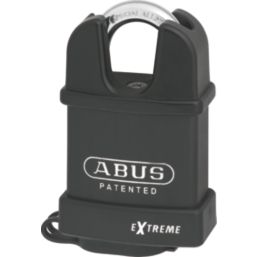 Abus Extreme Hardened Steel  Weatherproof Closed Shackle  Padlock 57mm