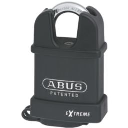 Abus Extreme Hardened Steel  Weatherproof Closed Shackle  Padlock 57mm