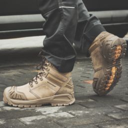 Site Fortress 2.0 Size 10  Stone Waterproof Steel Toe Cap Safety Boots