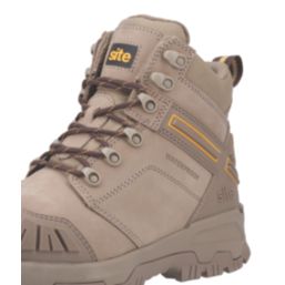 Site Fortress 2.0 Size 10  Stone Waterproof Steel Toe Cap Safety Boots