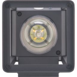 Luceco Filament
 Outdoor LED Solar Wall Lantern With PIR Sensor Black 220lm