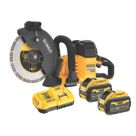 DEWALT DCS691X2-GB 230mm 54V 2 x 9.0Ah Li-Ion XR FlexVolt Brushless Cordless Cut-Off Saw