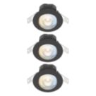 Calex SMD 220-240V 2700-6500K Adjustable Tilting Head  LED Smart Downlights Black 4.9W 345lm 3 Pack