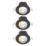 Calex SMD 220-240V 2700-6500K Adjustable Tilting Head  LED Smart Downlights Black 4.9W 345lm 3 Pack