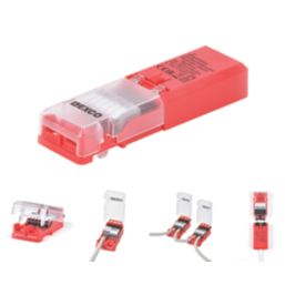 Lexco Tauri Fixed  Fire Rated LED Downlights Polished Chrome 8W 500-800lm 10 Pack