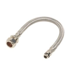 Essentials Flexible Tap Connectors 15mm x M12 x 300mm 2 Pack