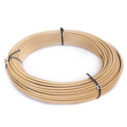 Qual-Pex Plus+ Easy-Lay 3/4" PE-X Plumbing, Central Heating & Underfloor Pipe 800mm x 50m Tan