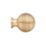 Elite Knobs & Handles Reeded Cabinet Knob Brushed Brass 30mm