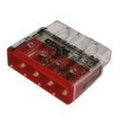 Wago 2773-404 32A 4-Way Push-Wire Connectors 80 Pack