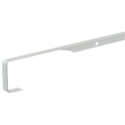 Unika Butt Joint Brushed Silver 630mm x 40mm