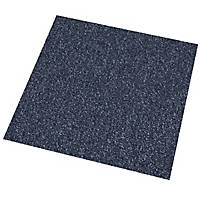 Abingdon Carpet Tile Division Fusion Carpet Tiles Mid-Blue 20 Pack