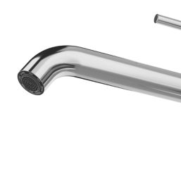 Swirl Melba Chrome 256mm Standard Lever Mono Basin Mixer Tap  With Clicker Waste