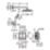 Grohe Precision 250 Round HP Rear-Fed Concealed Chrome Thermostatic Shower System