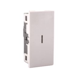 LAP  16AX Modular SP Key Switch White