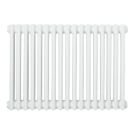 Acova 500mm x 812mm 2992BTU White Horizontal 3 Column Radiator