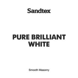 Sandtex 1Ltr Smooth White Masonry Paint