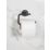 Bristan  Round Toilet Roll Holder Black