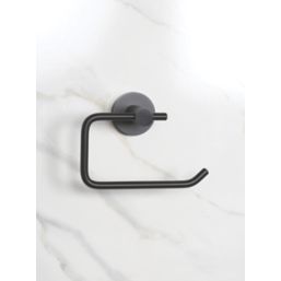 Bristan  Round Toilet Roll Holder Black