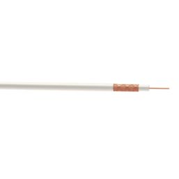 Time GT100 White 1-Core Round Coaxial Cable 25m Drum