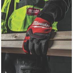 Milwaukee  Demolition Gloves Black & Red Large