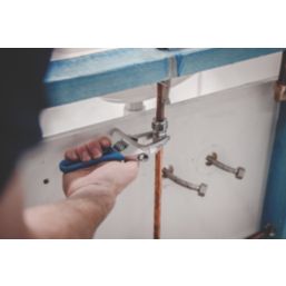 OX Pro Adjustable Stubby Wrench 7"