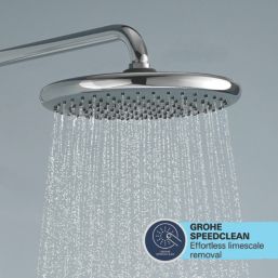 Grohe Vitalio Start 250 HP Rear-Fed Exposed Chrome Thermostatic Shower System