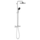 Grohe Vitalio Start 250 HP Rear-Fed Exposed Chrome Thermostatic Shower System