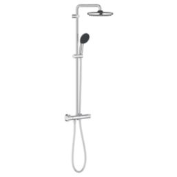 Grohe Vitalio Start 250 HP Rear-Fed Exposed Chrome Thermostatic Shower System