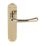 Serozzetta Ibra Lever on Backplate Pair Polished Brass