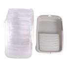 Fortress Trade 9" Roller Tray & Inserts Grey 4 Pack