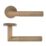 Eclipse Ultimate Revolve Fire Rated Lever On Rose Door Handle Pair Antique Brass 1 Pair