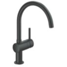 Grohe Minta Kitchen Mono Mixer Tap Matt Black