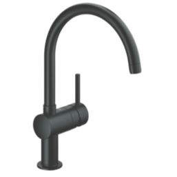 Grohe Minta Kitchen Mono Mixer Tap Matt Black