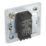 LAP  1-Gang 2-Way LED Dimmer Switch  Brushed Steel with Colour-Matched Inserts