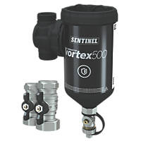 Sentinel Eliminator Vortex500 Central Heating Filter with Valves 22mm