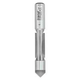 Trend 47/40X1/2TC 1/2" Shank Double-Flute Straight Router Cutter 12.7mm x 30mm