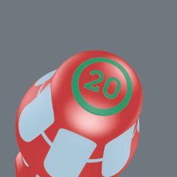 Wera Kraftform 3167 i/7 Rack TX  VDE Screwdriver Set 7 Pieces