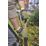 ClipGlove Shock Absorber   Synthetic Leather Gardening Gloves Navy / Khaki Large