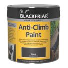 Blackfriar  1Ltr Black Semi-Matt Anti Climb Multi Surface Paint