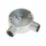 Deta 2 Way 20mm Angle Conduit Box Galvanised