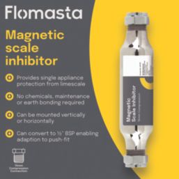 Flomasta Magnetic Compression Connection Scale Inhibitor 15mm