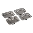 Silverline Steel Magnetic Tray Set 95mm 4 Pieces