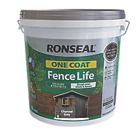 Ronseal  One Coat Fence Life Charcoal Grey 9Ltr