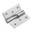 Smith & Locke Polished Chrome  Rising Butt Hinges LH 75mm x 70.6mm 2 Pack