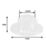 Essentials Rail End Sockets White 19mm 2 Pack