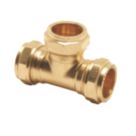 Pegler PX50 Brass Compression Equal Tee 15mm