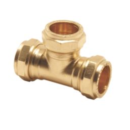 Pegler PX50 Brass Compression Equal Tee 15mm